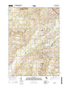 Saline 2014 topographic map thumbnail