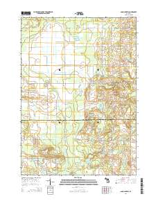 Sand Lake SW 2014 topographic map thumbnail