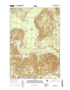 Saunders Creek 2014 topographic map thumbnail