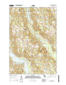 Scotts Lake 2014 topographic map thumbnail