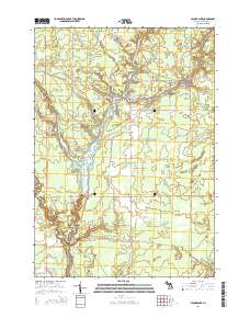 Secord Lake 2014 topographic map thumbnail