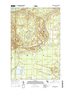 Sheephead Lake 2014 topographic map thumbnail