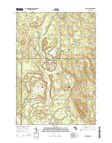 Silver Lake 2014 topographic map thumbnail