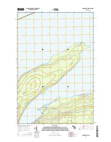 Skanee North 2014 topographic map thumbnail