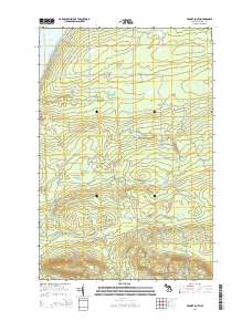 Skanee South 2014 topographic map thumbnail