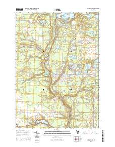 Skidway Lake 2014 topographic map thumbnail
