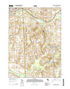 Southeast Albion 2014 topographic map thumbnail