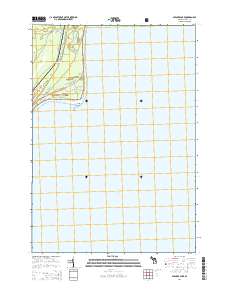 Spencer Lake 2014 topographic map thumbnail
