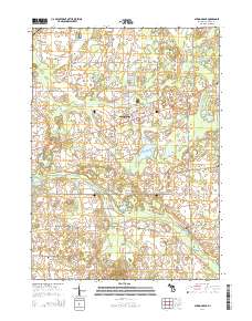 Spring Arbor 2014 topographic map thumbnail