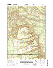 Sprinkler Lake 2014 topographic map thumbnail