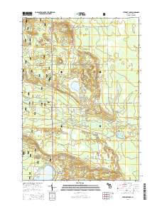 Stewart Lake 2014 topographic map thumbnail