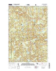 Summit Lake 2014 topographic map thumbnail