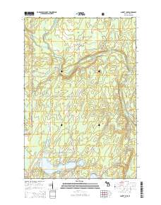 Sunset Lake 2014 topographic map thumbnail