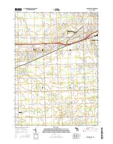 Swartz Creek 2014 topographic map thumbnail
