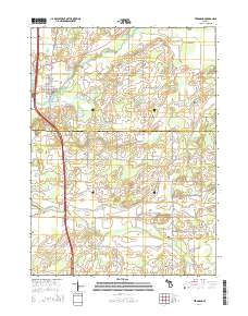 Tekonsha 2014 topographic map thumbnail
