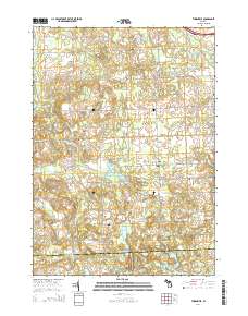 Thornville 2014 topographic map thumbnail
