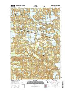 Thousand Island Lake 2014 topographic map thumbnail