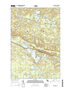 Three Lakes 2014 topographic map thumbnail