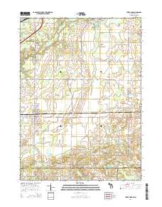 Three Oaks 2014 topographic map thumbnail
