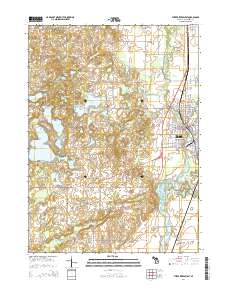 Three Rivers West 2014 topographic map thumbnail