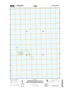Thunder Bay Island 2014 topographic map thumbnail
