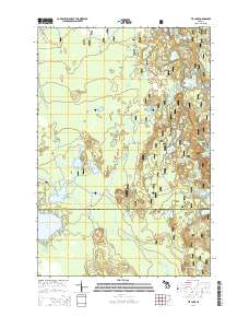 Tie Lake 2014 topographic map thumbnail