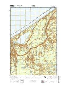 Trappers Lake 2014 topographic map thumbnail