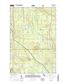 Tunis 2014 topographic map thumbnail