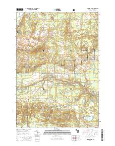 Wakeley Lake 2014 topographic map thumbnail