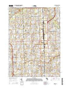 Warren 2014 topographic map thumbnail