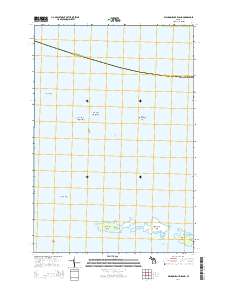 Waugoshance Island 2014 topographic map thumbnail