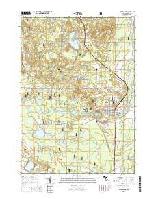 White Cloud 2014 topographic map thumbnail