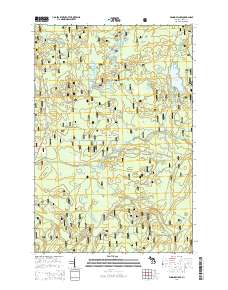 Winslow Lake 2014 topographic map thumbnail