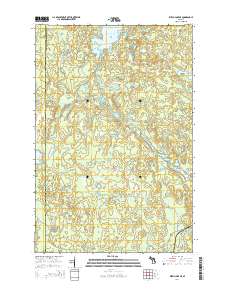 Witch Lake NE 2014 topographic map thumbnail