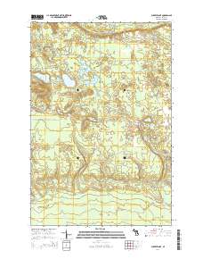Buckeye Lake 2014 topographic map thumbnail
