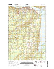 Chassell 2014 topographic map thumbnail