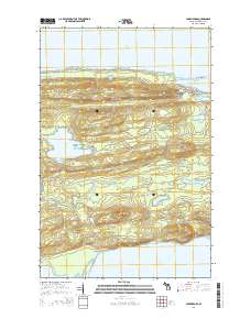 Lake Medora 2014 topographic map thumbnail