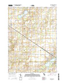 Lake Odessa 2014 topographic map thumbnail