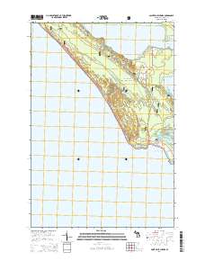 Pointe aux Chenes 2014 topographic map thumbnail