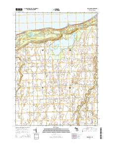 Rush Lake 2014 topographic map thumbnail
