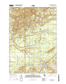 South Boardman 2014 topographic map thumbnail