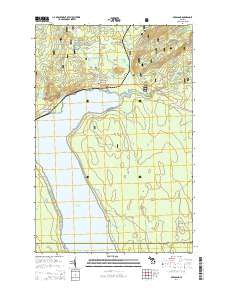 Bergland 2014 topographic map thumbnail