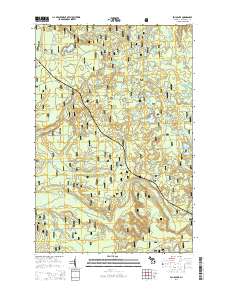 Echo Lake 2014 topographic map thumbnail