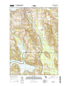 Petoskey 2014 topographic map thumbnail
