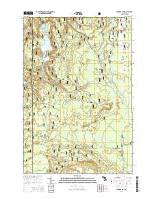 Thunder Lake 2014 topographic map thumbnail