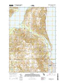 Traverse City SW 2014 topographic map thumbnail