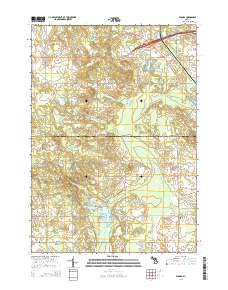 Woods 2014 topographic map thumbnail