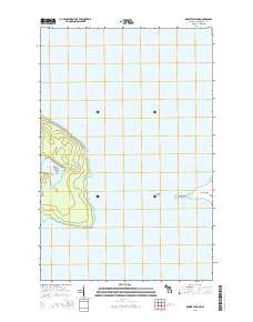 Manitou Island 2014 topographic map thumbnail