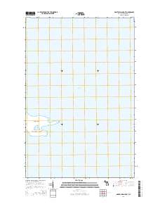 Manitou Island OE E 2014 topographic map thumbnail