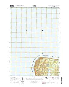 North Manitou Island OE N 2014 topographic map thumbnail